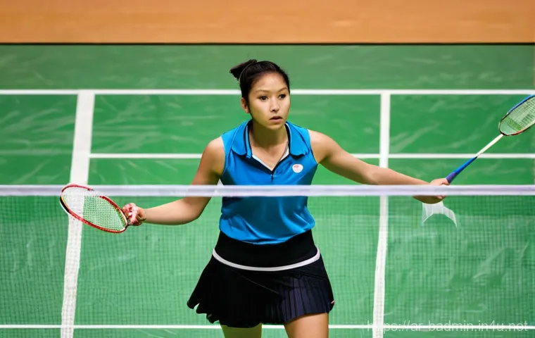 배드민턴 경기 중 심리전 대처법 - **Prompt 1: Unwavering Focus in a Badminton Match**
"A male badminton player, mid-game, stands p... 배드민턴 경기 중 심리전 대처법 - **Prompt 1: Unwavering Focus in a Badminton Match**
"A male badminton player, mid-game, stands p...